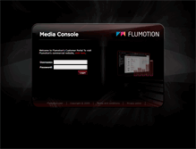 Tablet Screenshot of mediaconsole.flumotion.com